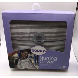 BOPPY Nursing Cover-up for Breastfeeding Privacy - Gray Stripes